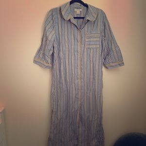 Madewell Striped Nightgown Size S